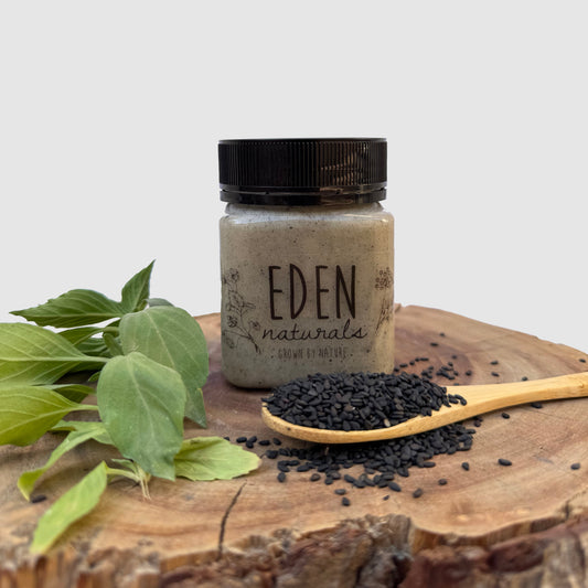 العسل الأبيض مشبع بالحبة السوداء - Eden Naturals