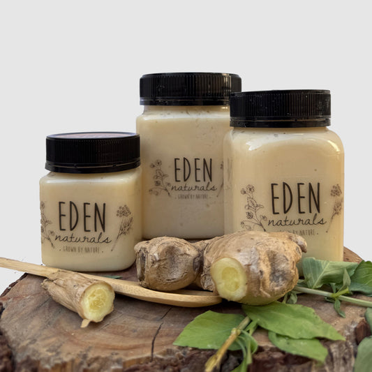 العسل الأبيض مشبع بالزنجبيل - Eden Naturals