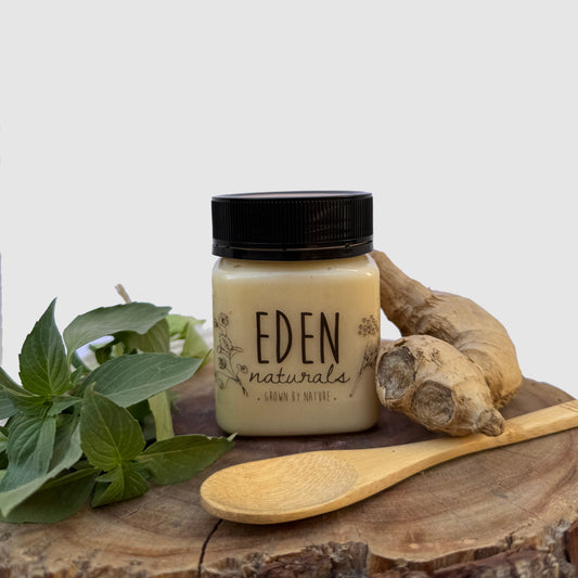العسل الأبيض مشبع بالزنجبيل - Eden Naturals