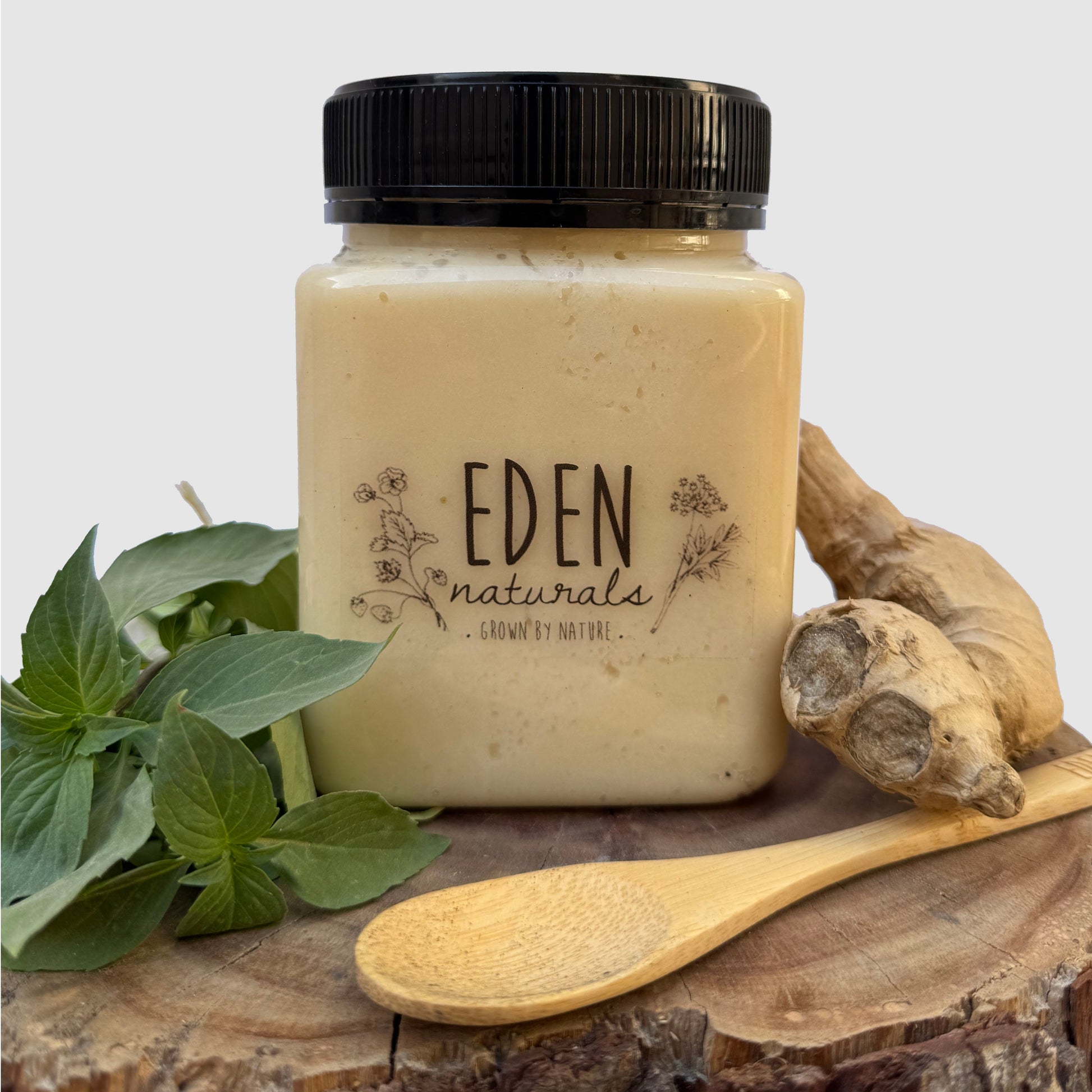 العسل الأبيض مشبع بالزنجبيل - Eden Naturals